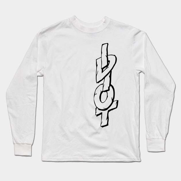 IDIOT Long Sleeve T-Shirt by jintetsu